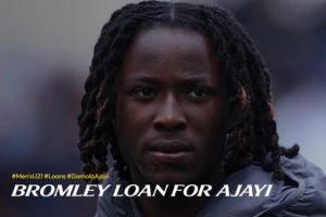 热刺官方：前锋阿贾伊租借加盟英乙球队布罗姆利至本赛季结束