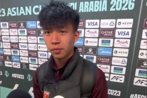 王钰栋:小组赛没进球对自己不太满意,下场比赛对全队都有信心