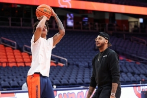 基扬·安东尼：父亲几乎每场都会打飞的来雪城 陪我进行赛前训练