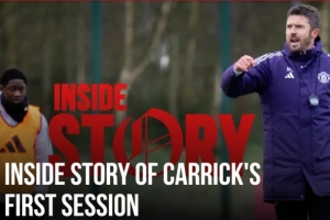 曼联官网:卡里克首堂训练课气氛融洽 球员都很兴奋并渴望展现自己