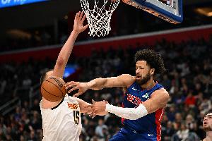 活塞本赛季横扫掘金 坎宁安生涯首次战胜约基奇 本场前0胜6负