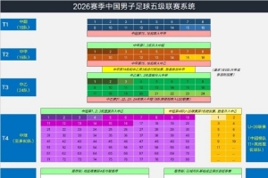 2025赛季中国男子足球联赛升降级名额