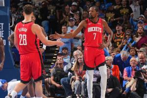 ESPN预测明日胜率：两连败的火箭38.4% 亚历山大缺阵的雷霆61.6%