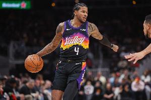 都在上一场复出！杰伦·格林和布克明日对阵独行侠都将继续出战